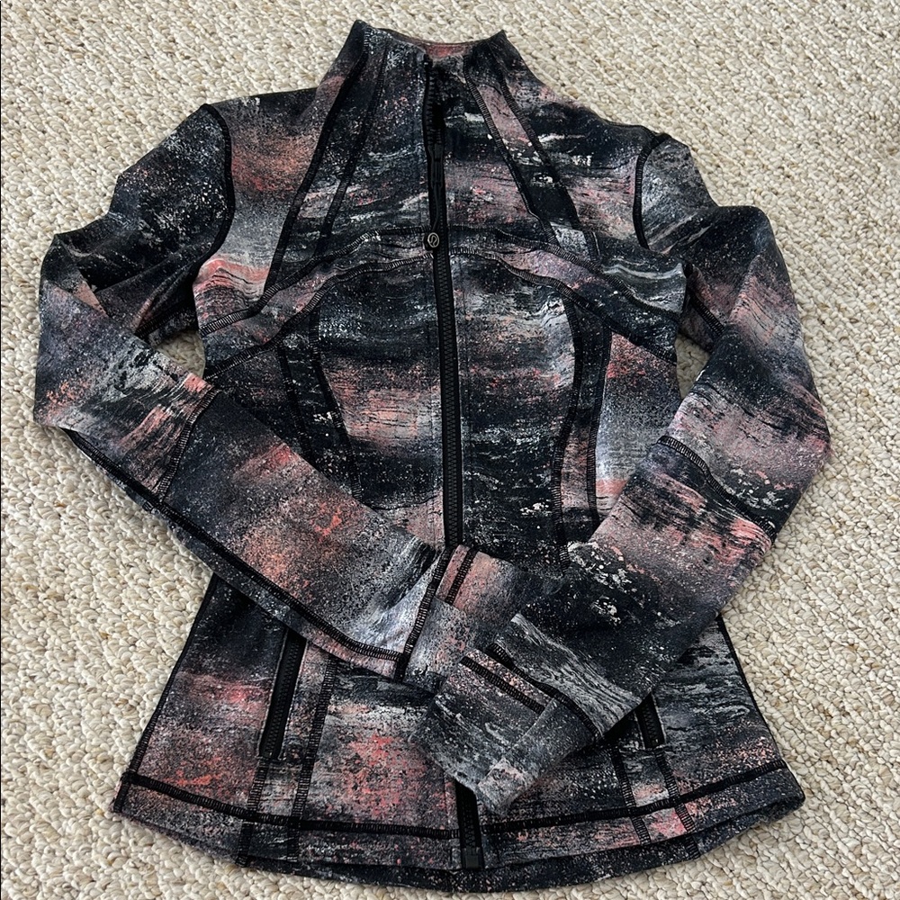 Lululemon Athletica Black and Pink Ski Jacket
